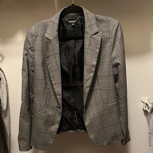 Premise Gray Glen Plaid Blazer - Classic Notch Lapel